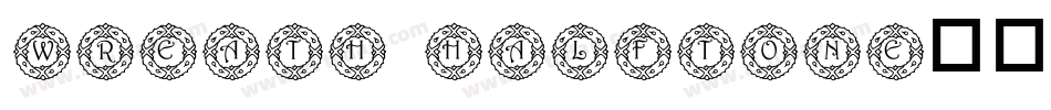 Wreath Halftone字体转换